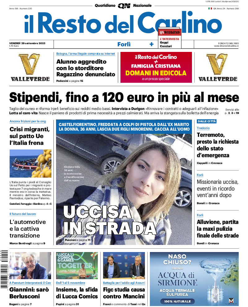 Forlì - venerdì 29 Settembre 2023