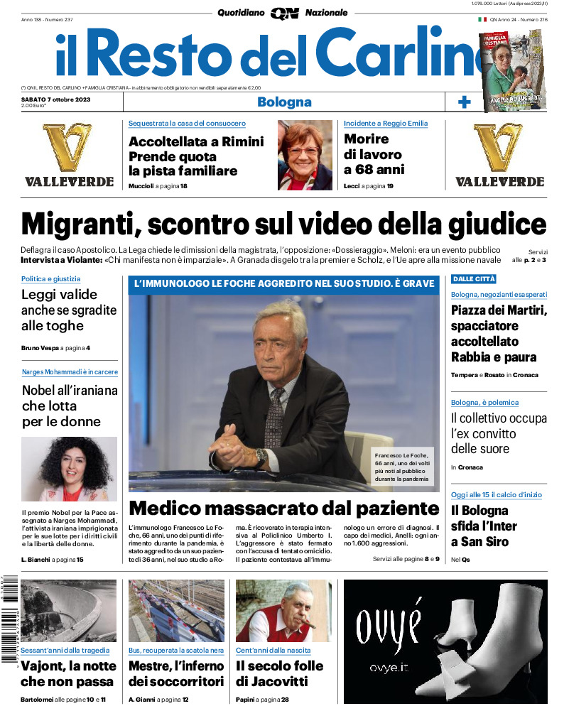 Bologna - sabato 07 Ottobre 2023