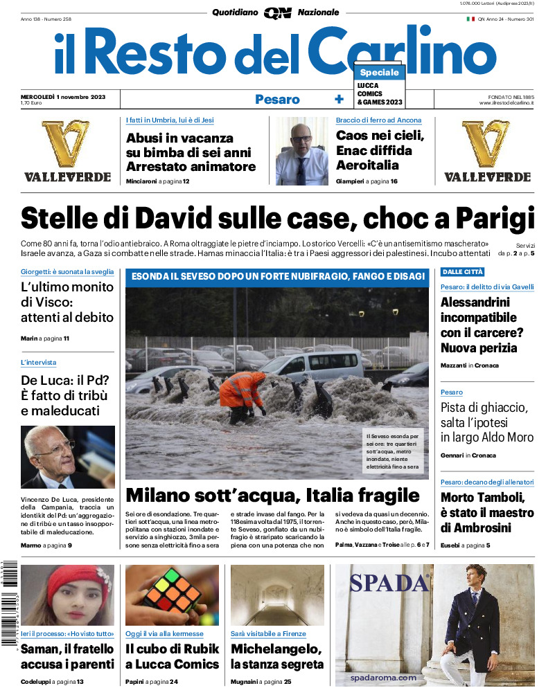 Pesaro - mercoledì 01 Novembre 2023