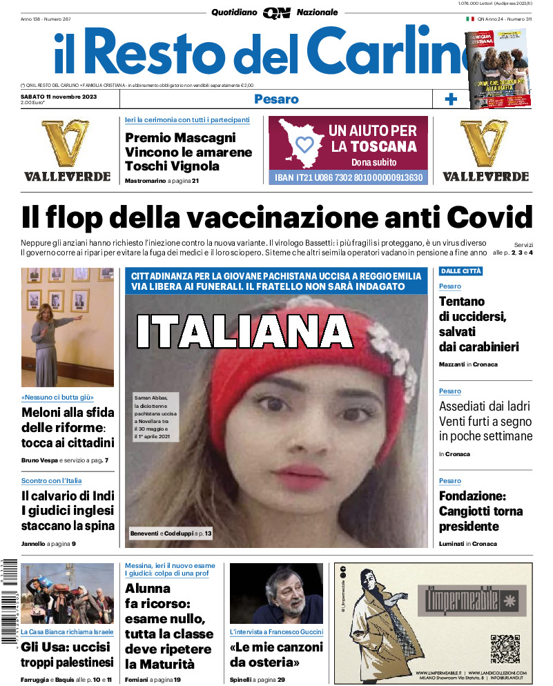 Pesaro - sabato 11 Novembre 2023