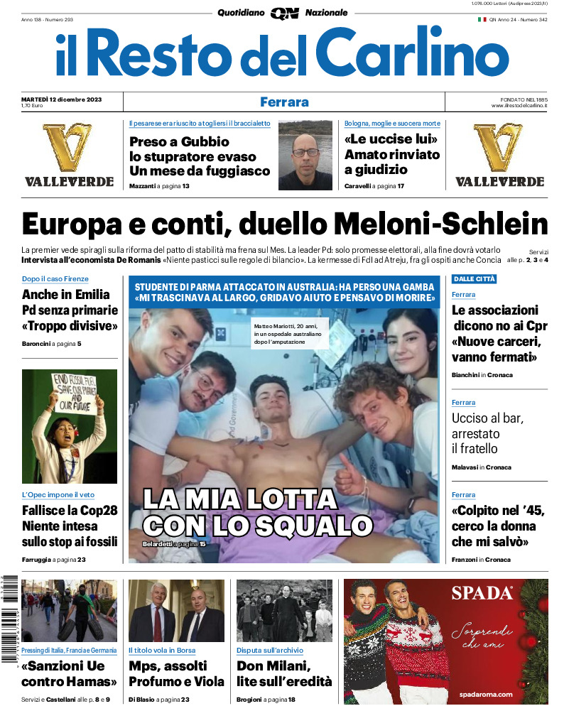 Ferrara - martedì 12 Dicembre 2023