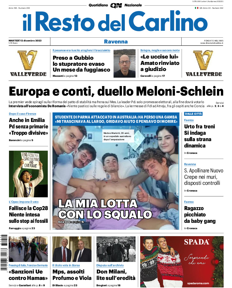 Ravenna - martedì 12 Dicembre 2023