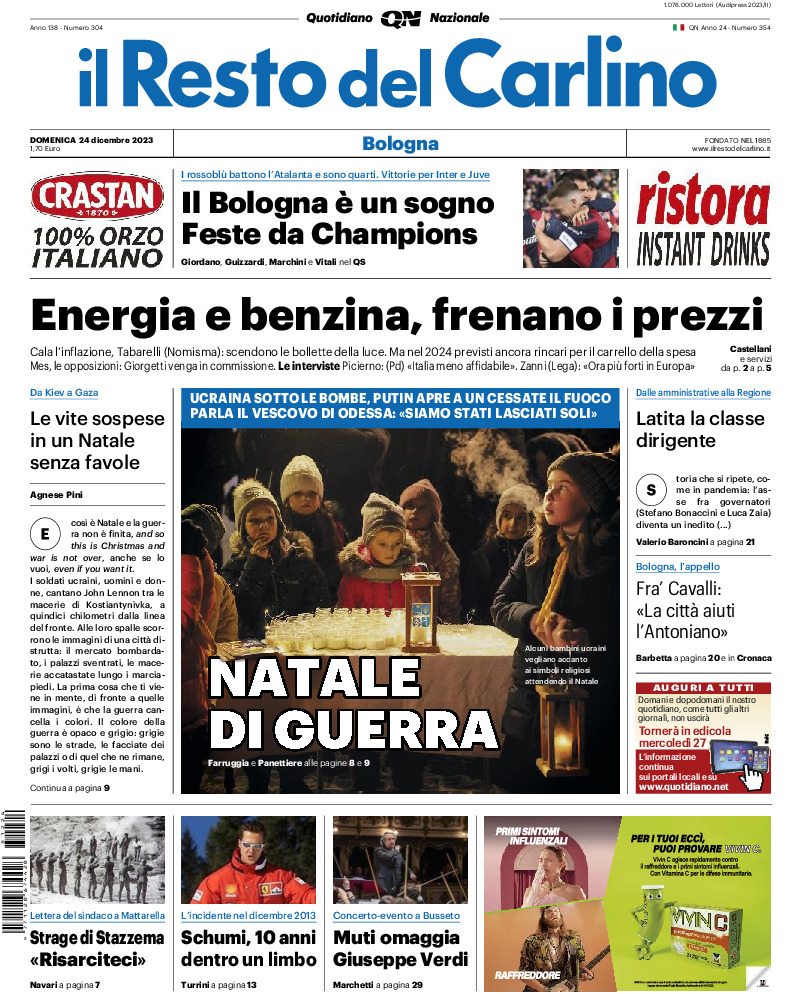 Bologna - domenica 24 Dicembre 2023