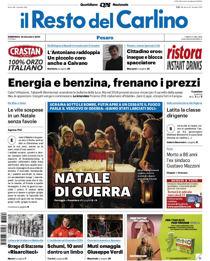 Pesaro - domenica 24 Dicembre 2023