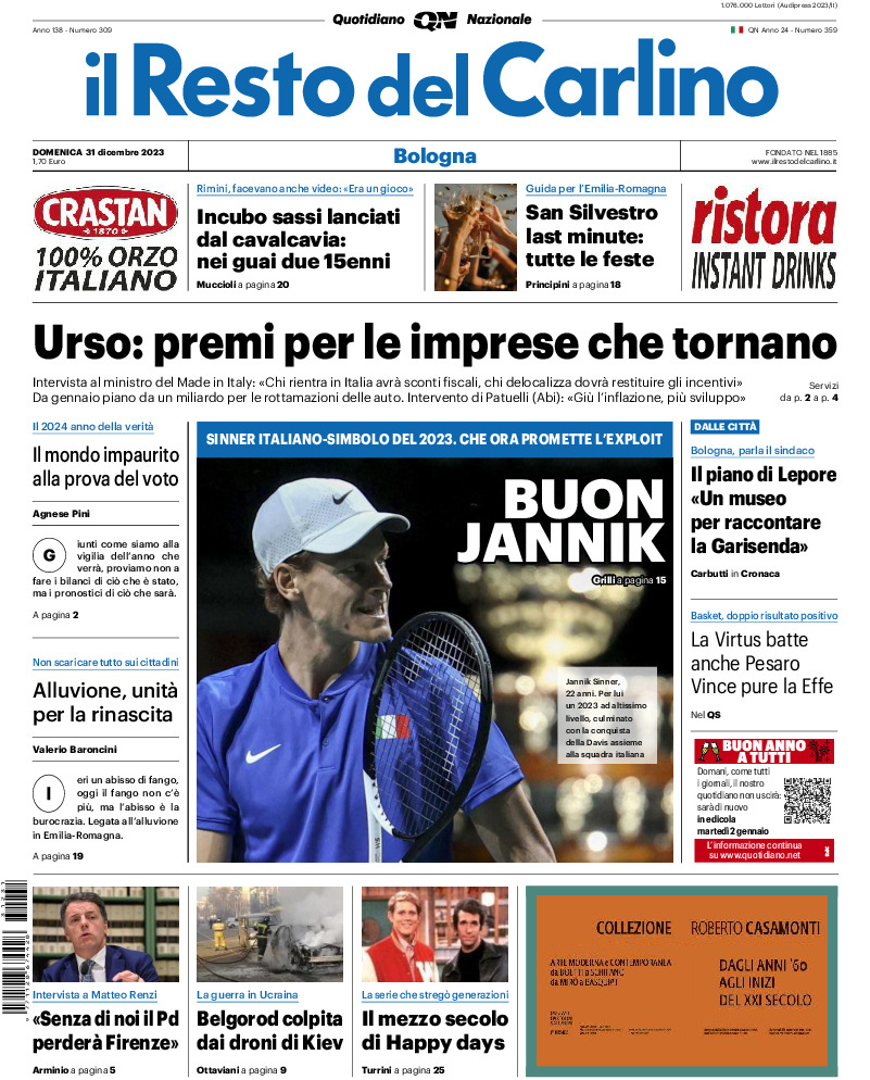 Bologna - domenica 31 Dicembre 2023