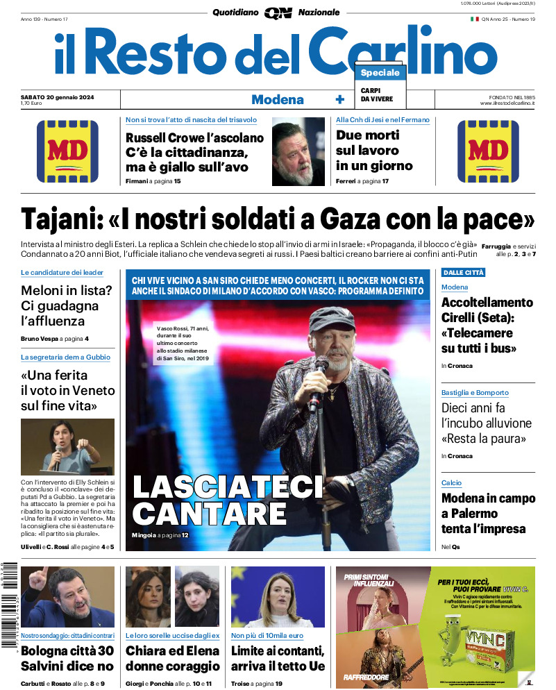 Modena - sabato 20 Gennaio 2024