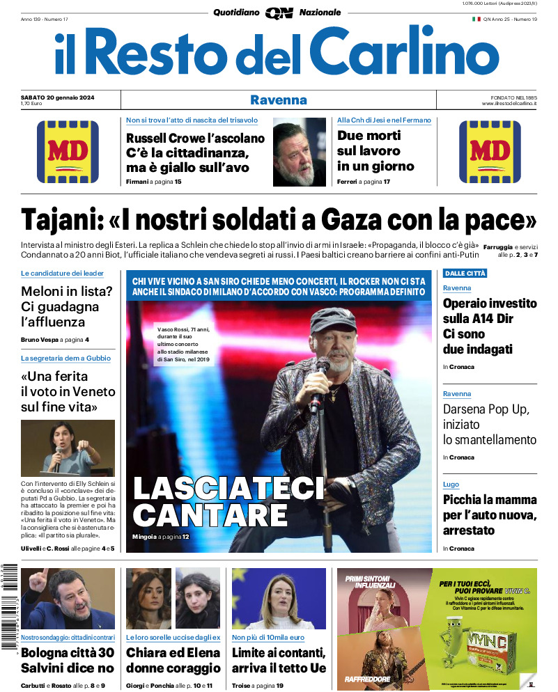 Ravenna - sabato 20 Gennaio 2024