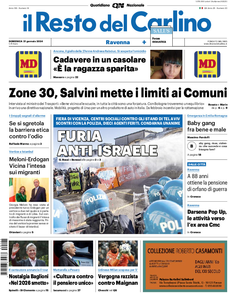 Ravenna - domenica 21 Gennaio 2024