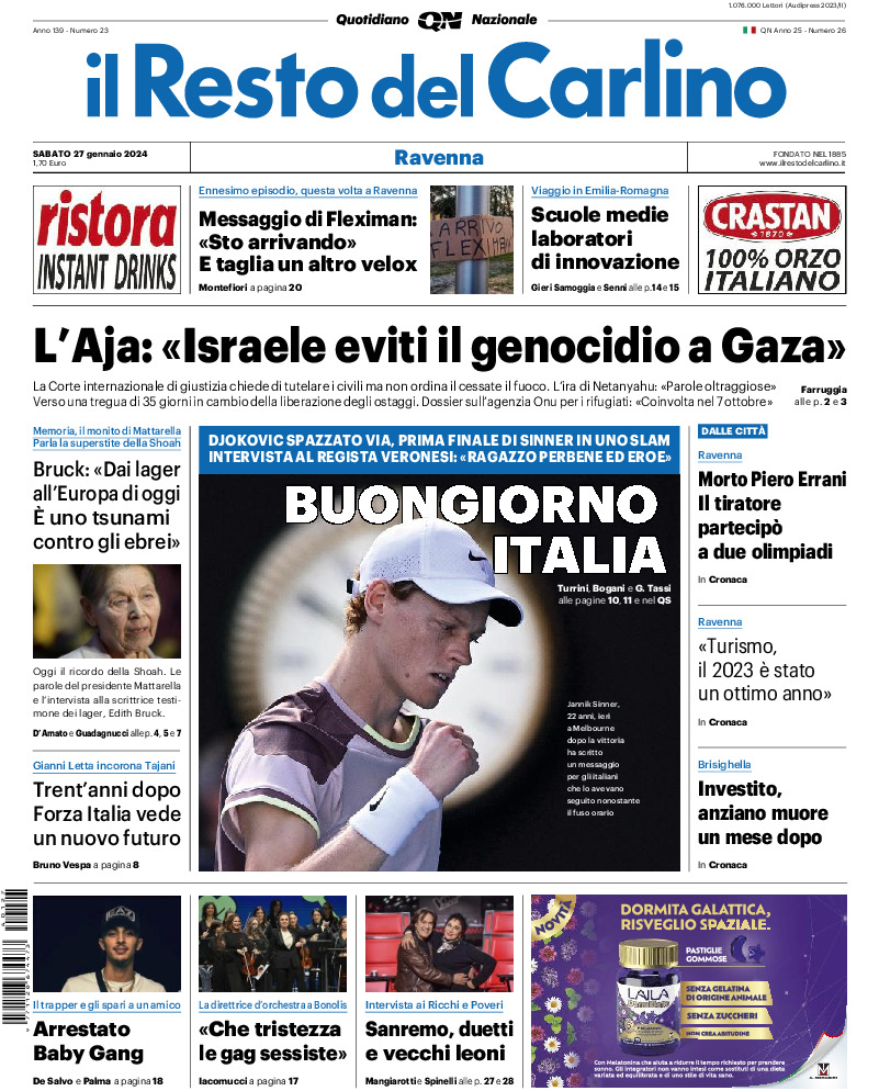 Ravenna - sabato 27 Gennaio 2024