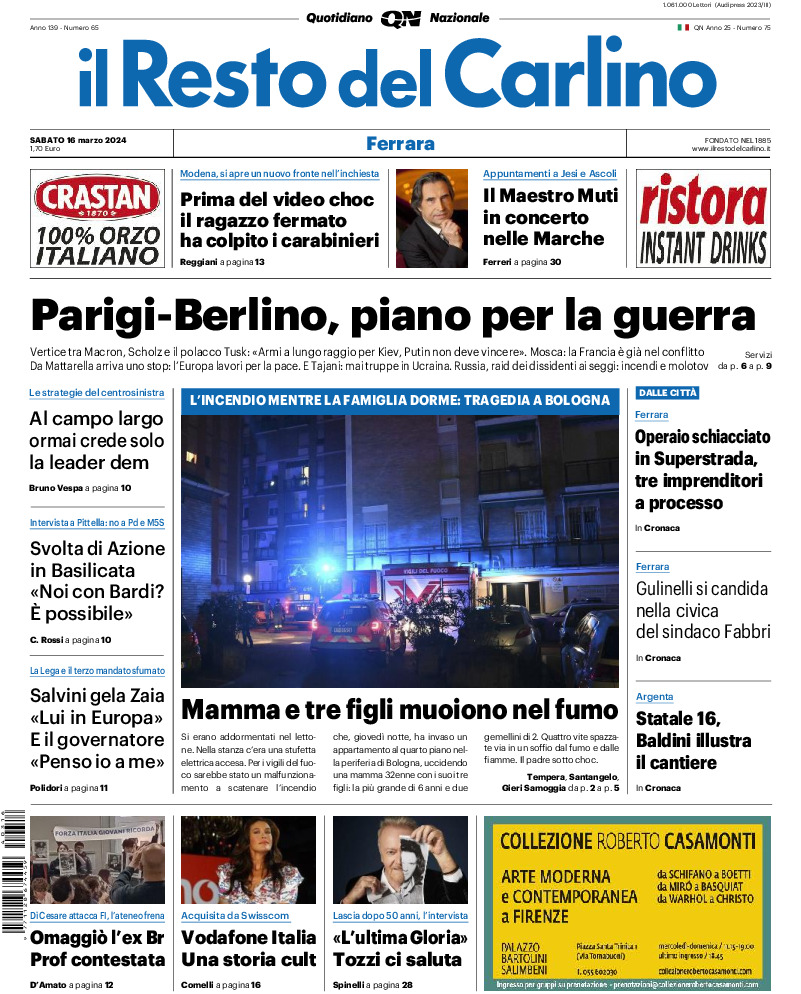 Ferrara - sabato 16 Marzo 2024