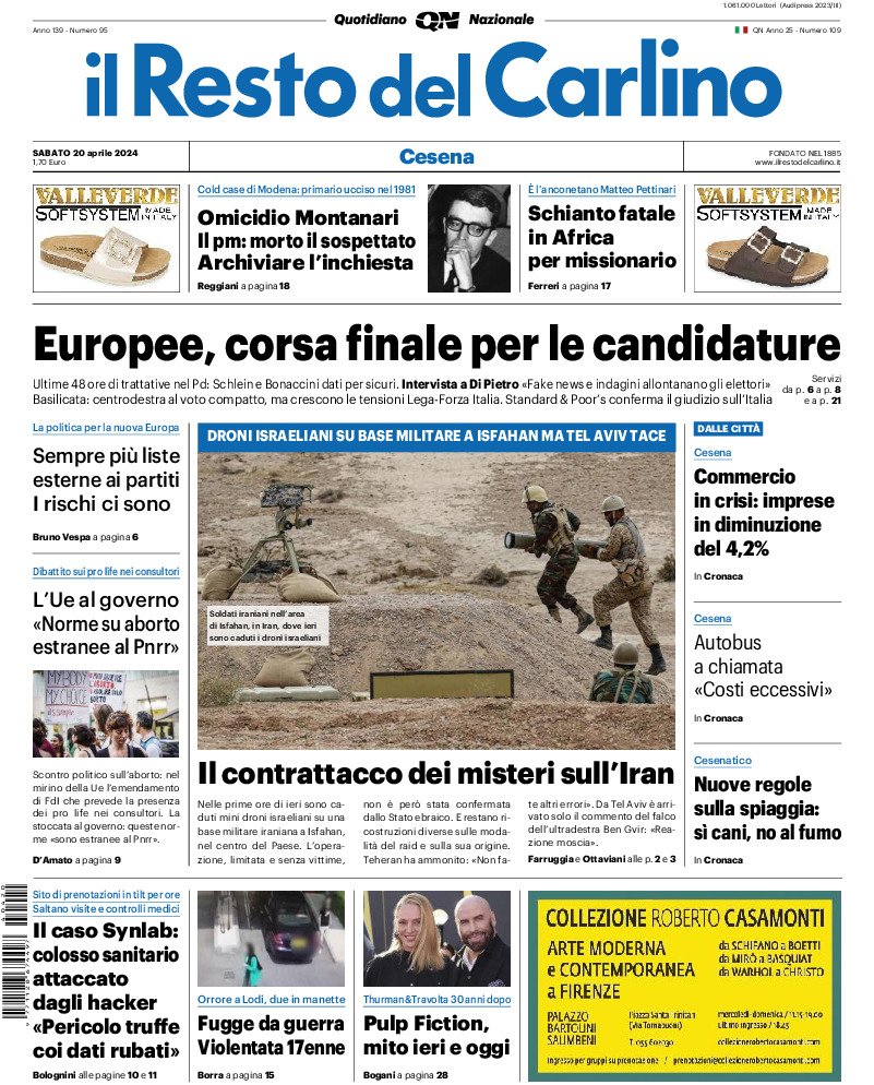 Cesena - sabato 20 Aprile 2024