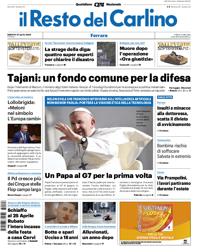 Ferrara - sabato 27 Aprile 2024