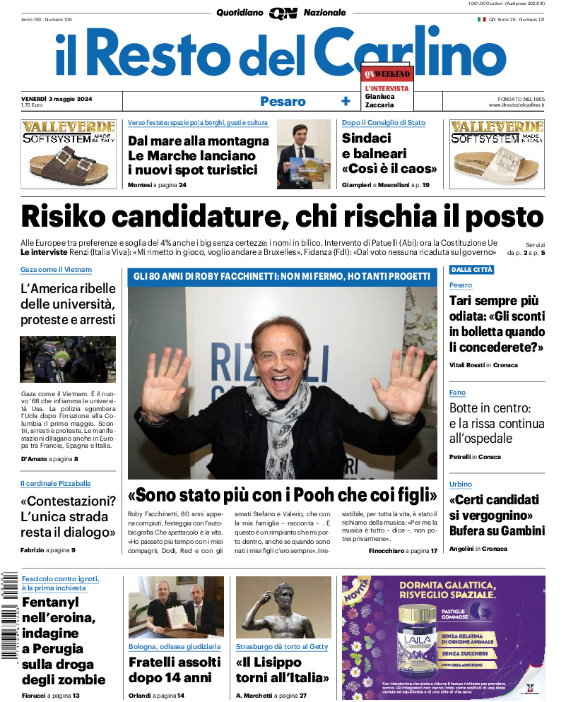 Pesaro - venerdì 03 Maggio 2024