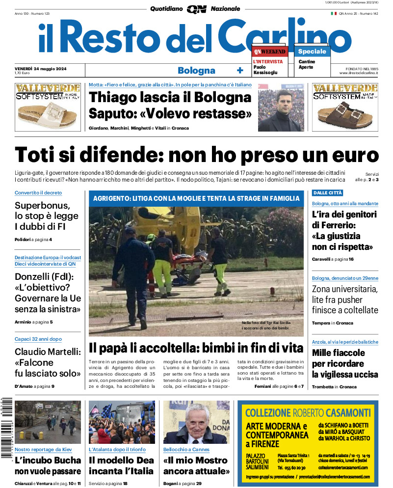 Bologna - venerdì 24 Maggio 2024