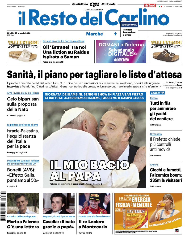 Pesaro - lunedì 27 Maggio 2024