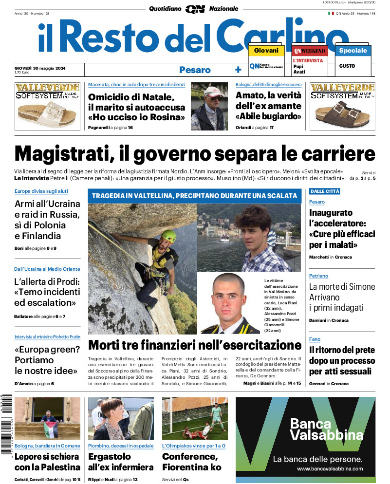 Pesaro - giovedì 30 Maggio 2024
