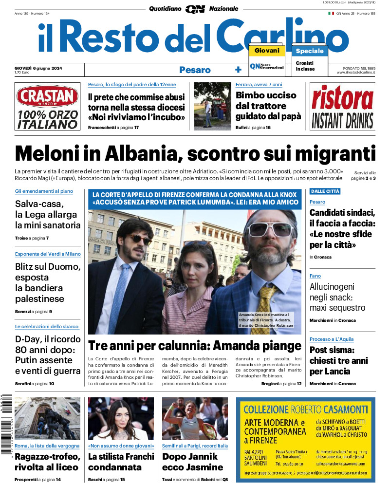 Pesaro - giovedì 06 Giugno 2024