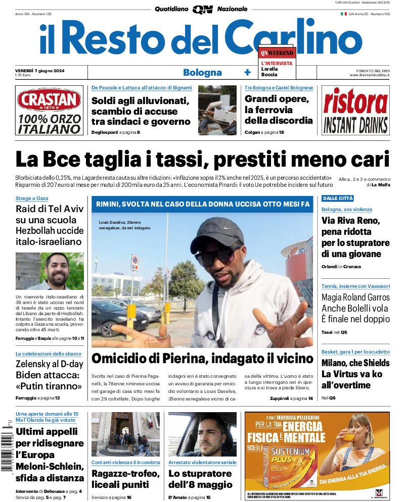 Bologna - venerdì 07 Giugno 2024