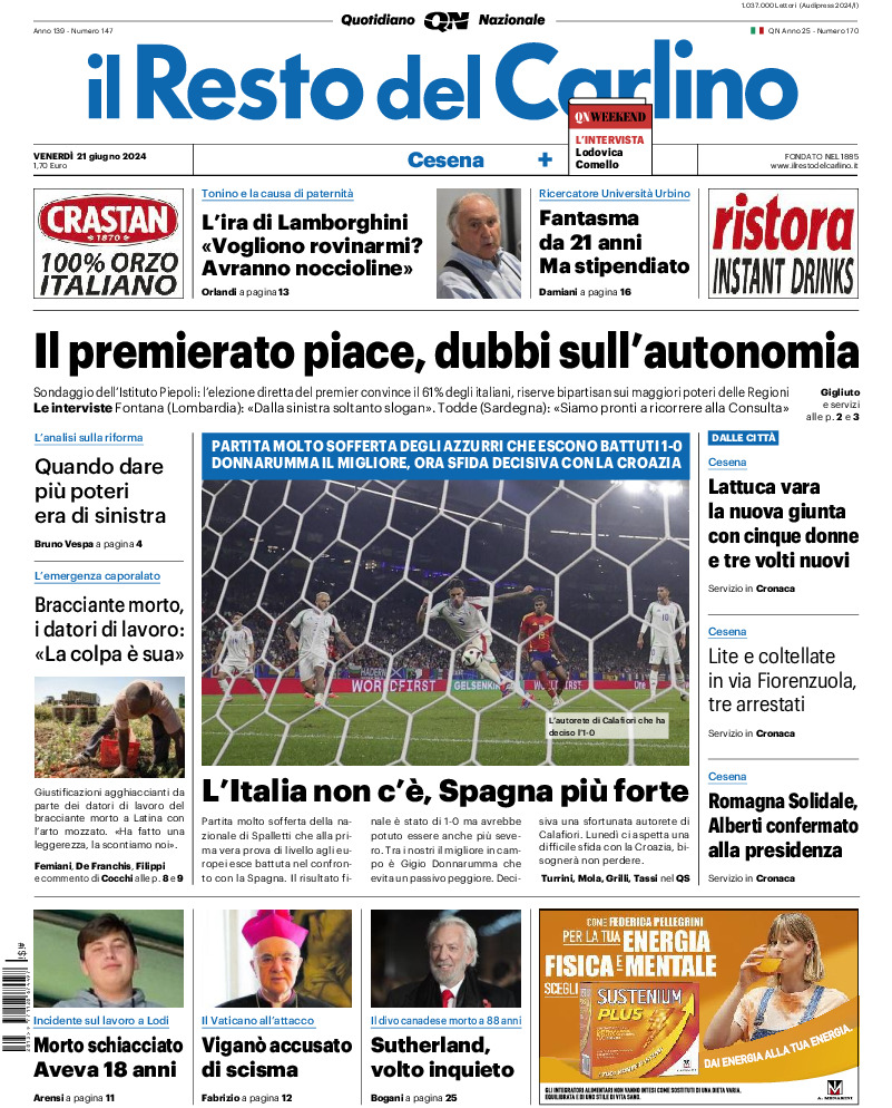 Cesena - venerdì 21 Giugno 2024