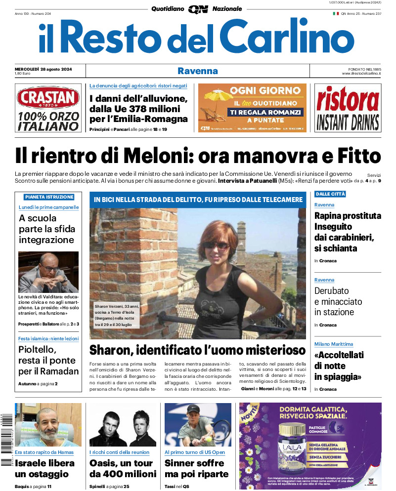 Ravenna - mercoledì 28 Agosto 2024