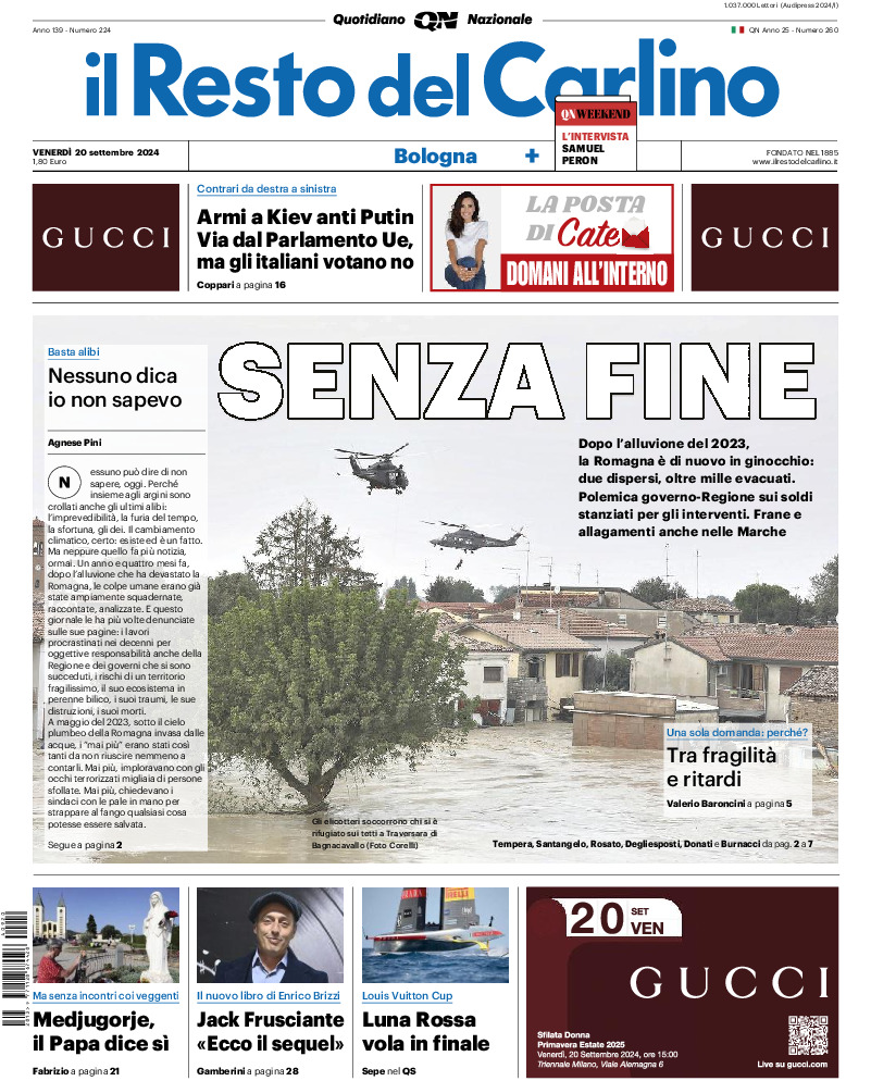 Bologna - venerdì 20 Settembre 2024