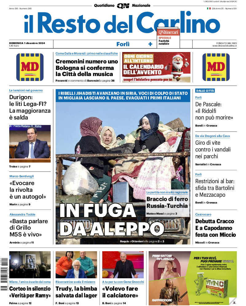 Forlì - domenica 01 Dicembre 2024