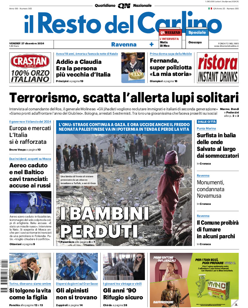 Ravenna - venerdì 27 Dicembre 2024