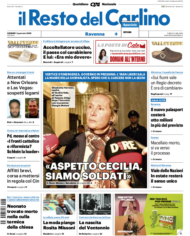 Ravenna - venerdì 03 Gennaio 2025