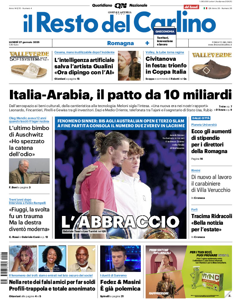 Ravenna - lunedì 27 Gennaio 2025