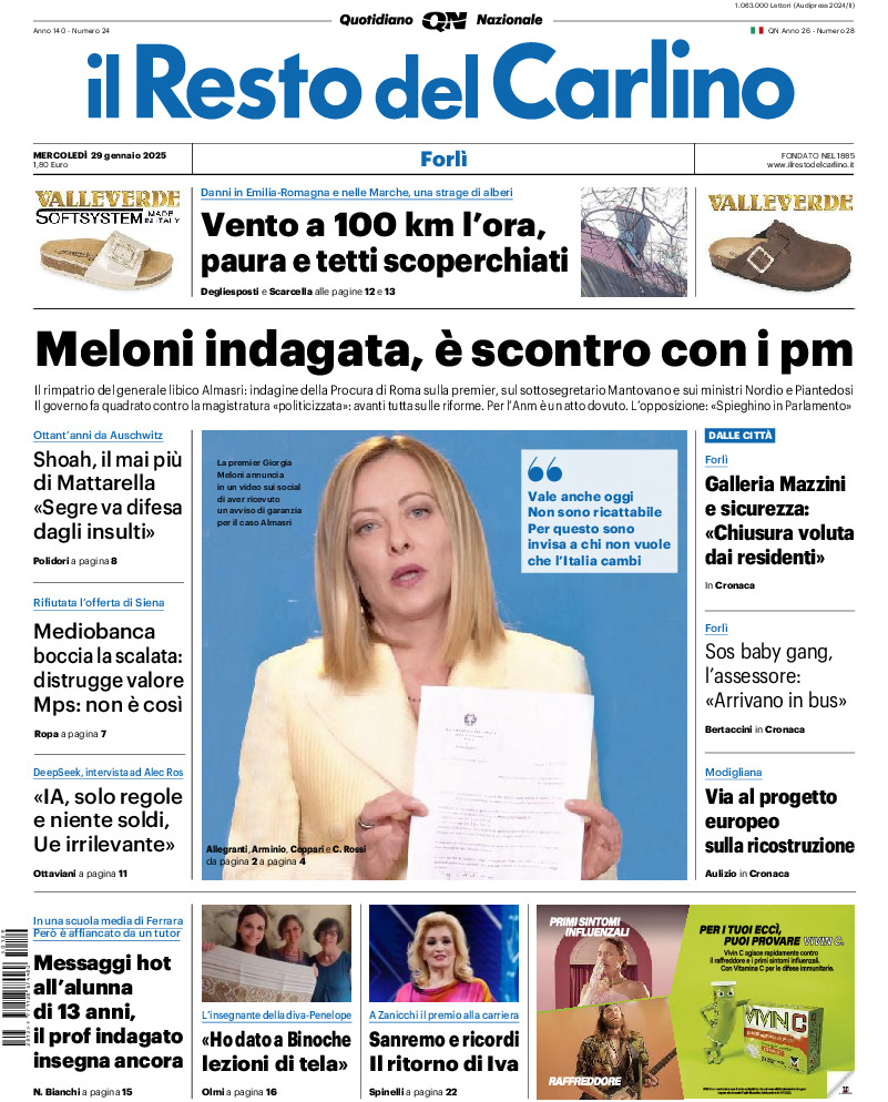Forlì - mercoledì 29 Gennaio 2025