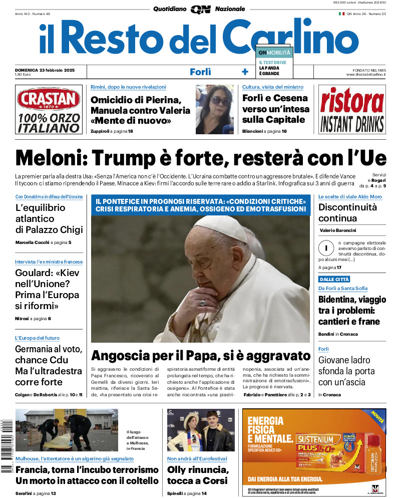 Forlì - domenica 23 Febbraio 2025