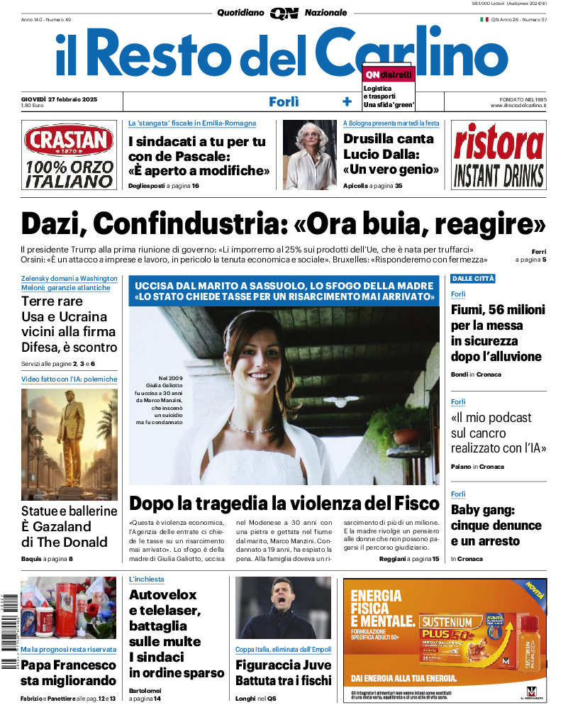 Forlì - giovedì 27 Febbraio 2025