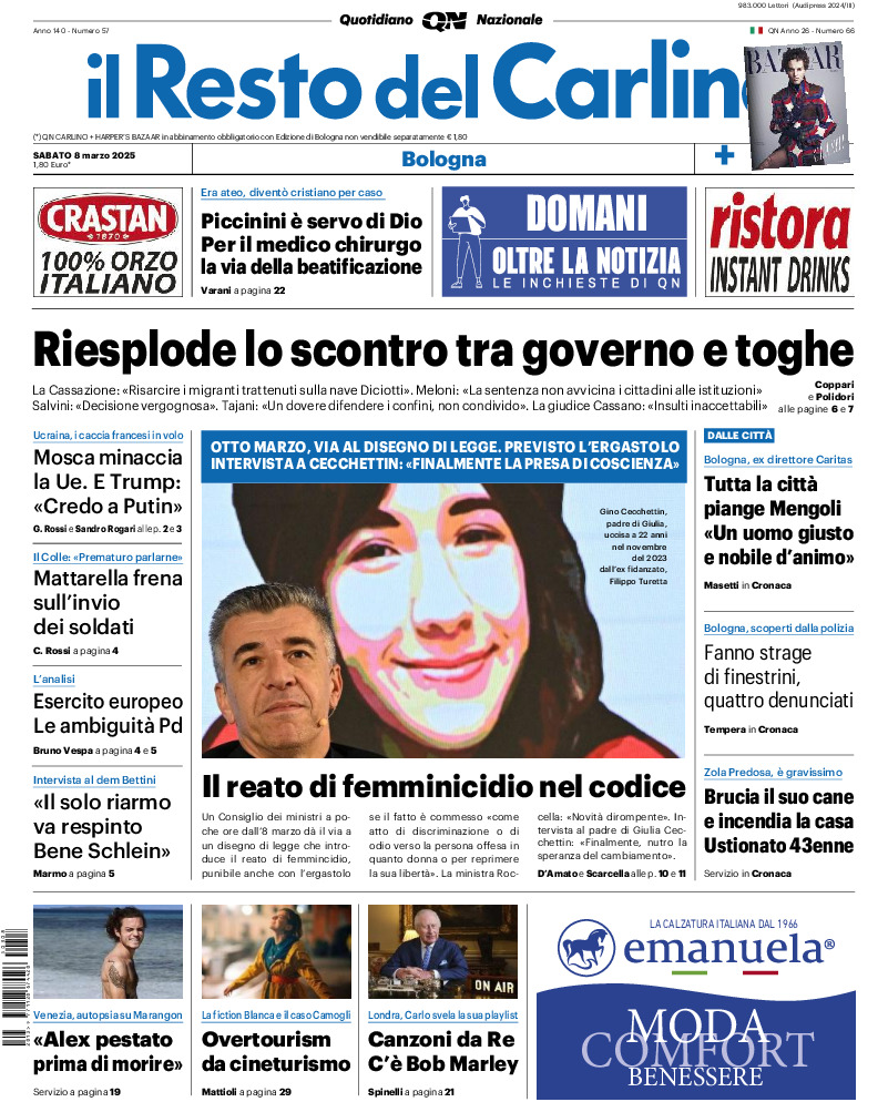 Bologna - sabato 08 Marzo 2025