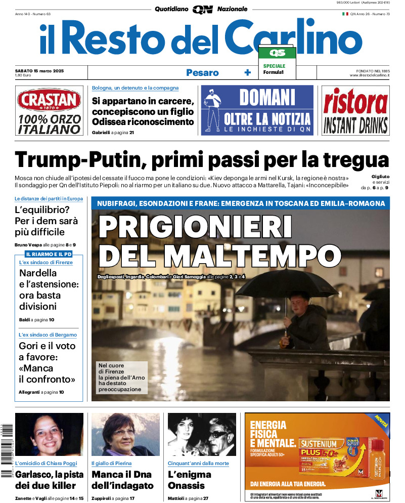 Pesaro - sabato 15 Marzo 2025