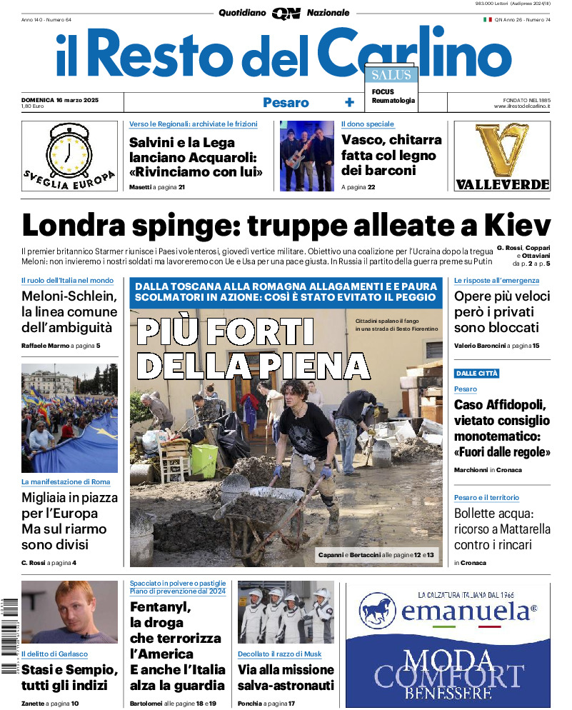 Pesaro - domenica 16 Marzo 2025