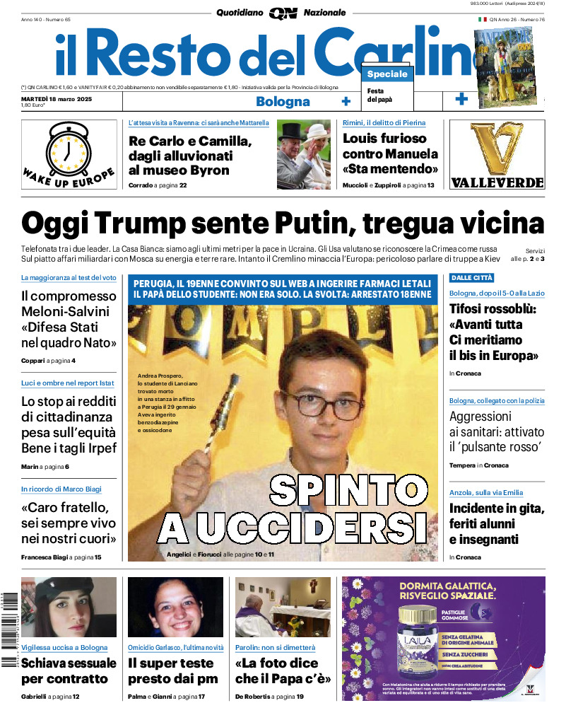 Bologna - martedì 18 Marzo 2025