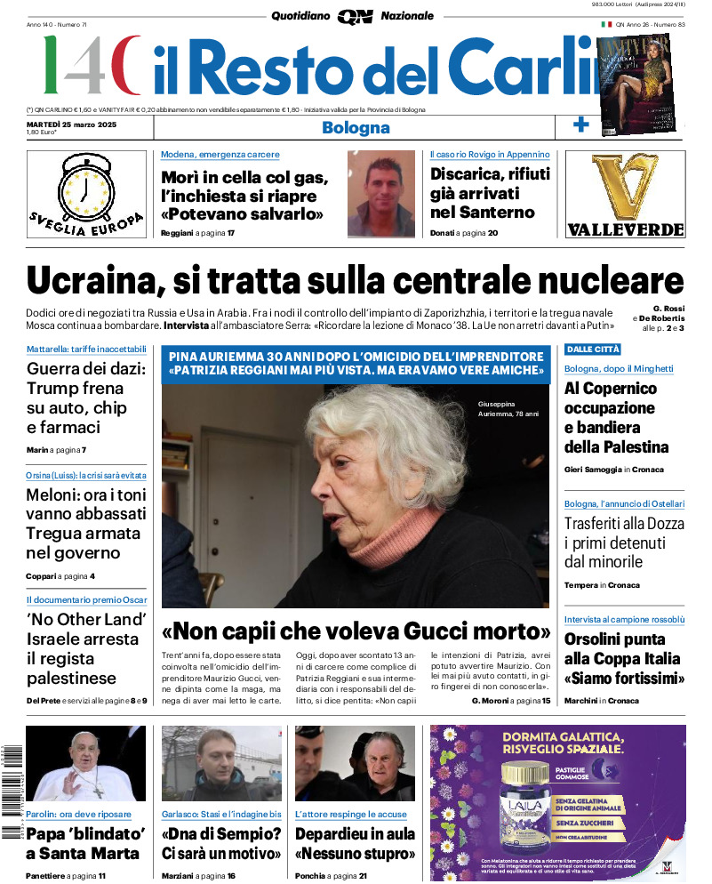Bologna - martedì 25 Marzo 2025