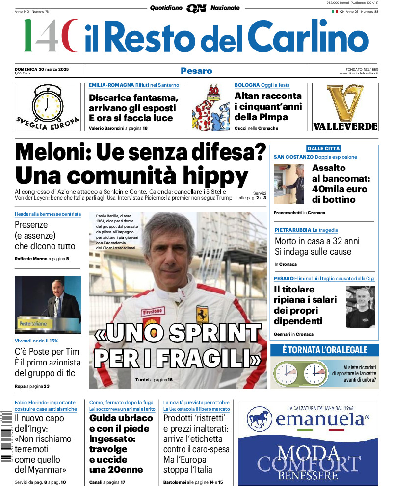 Pesaro - domenica 30 Marzo 2025