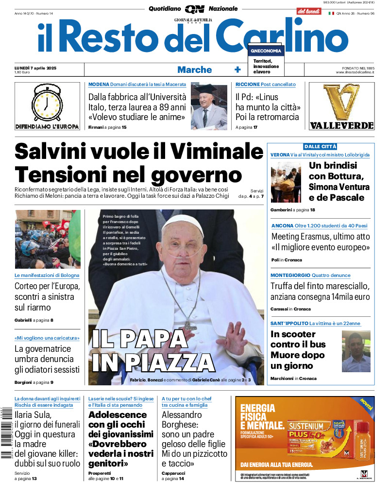 Pesaro - lunedì 07 Aprile 2025