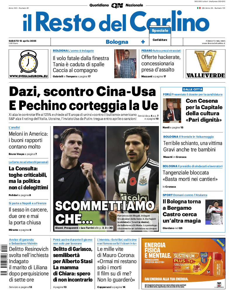 Bologna - sabato 12 Aprile 2025