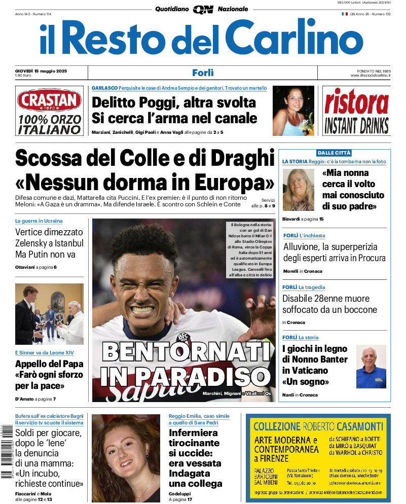 Forlì - giovedì 15 Maggio 2025
