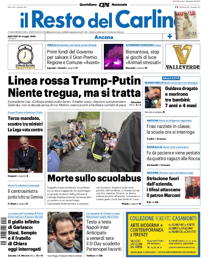 Ancona - martedì 20 Maggio 2025