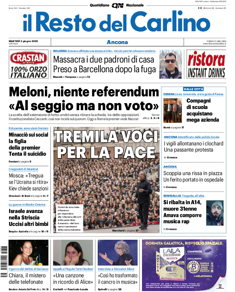 Ancona - martedì 03 Giugno 2025