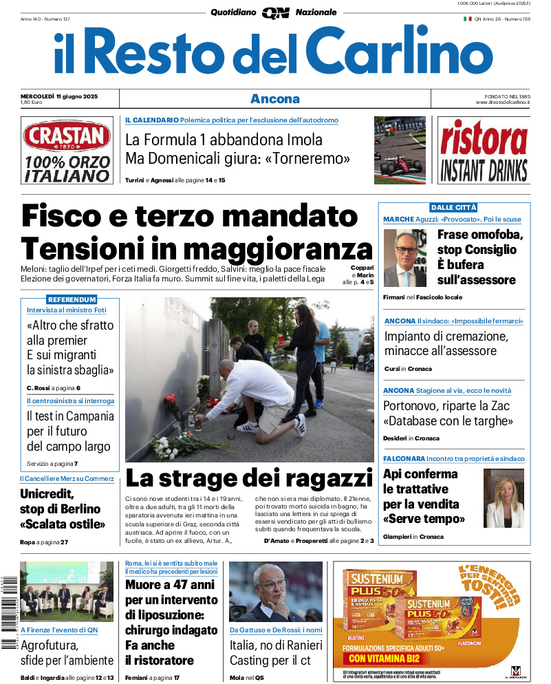 Ancona - mercoledì 11 Giugno 2025