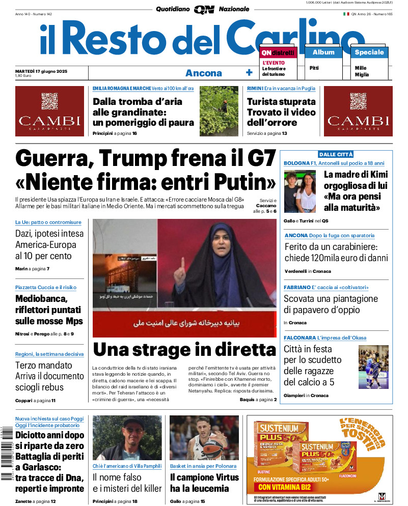 Ancona - martedì 17 Giugno 2025