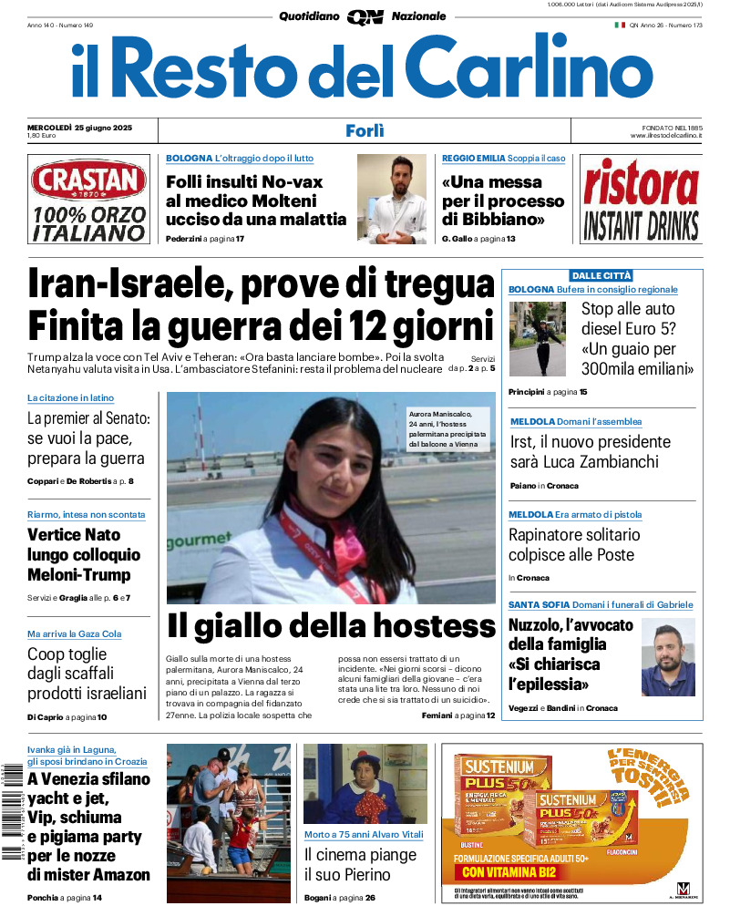 Forlì - mercoledì 25 Giugno 2025