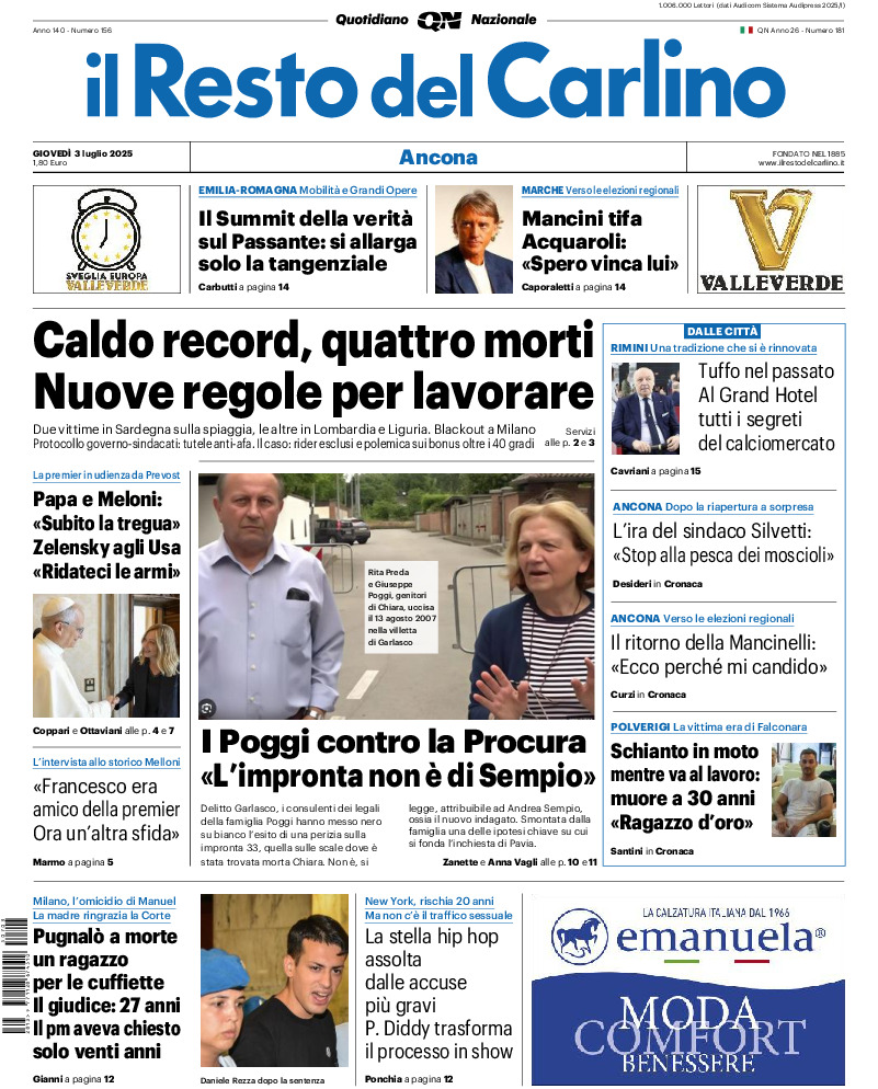 Ancona - giovedì 03 Luglio 2025
