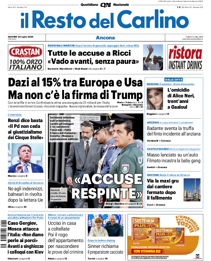 Ancona - giovedì 24 Luglio 2025