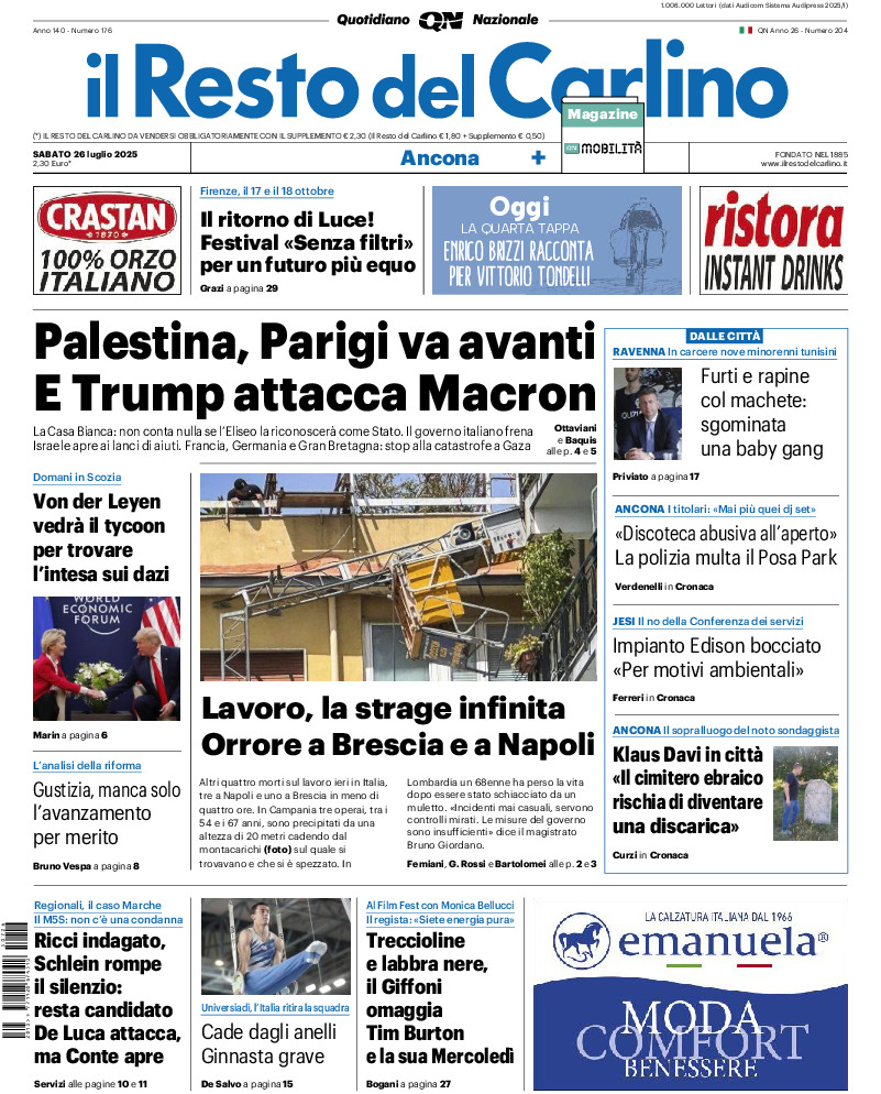 Ancona - sabato 26 Luglio 2025