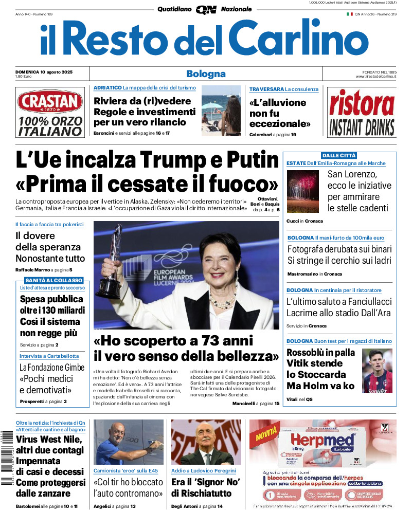Bologna - domenica 10 Agosto 2025